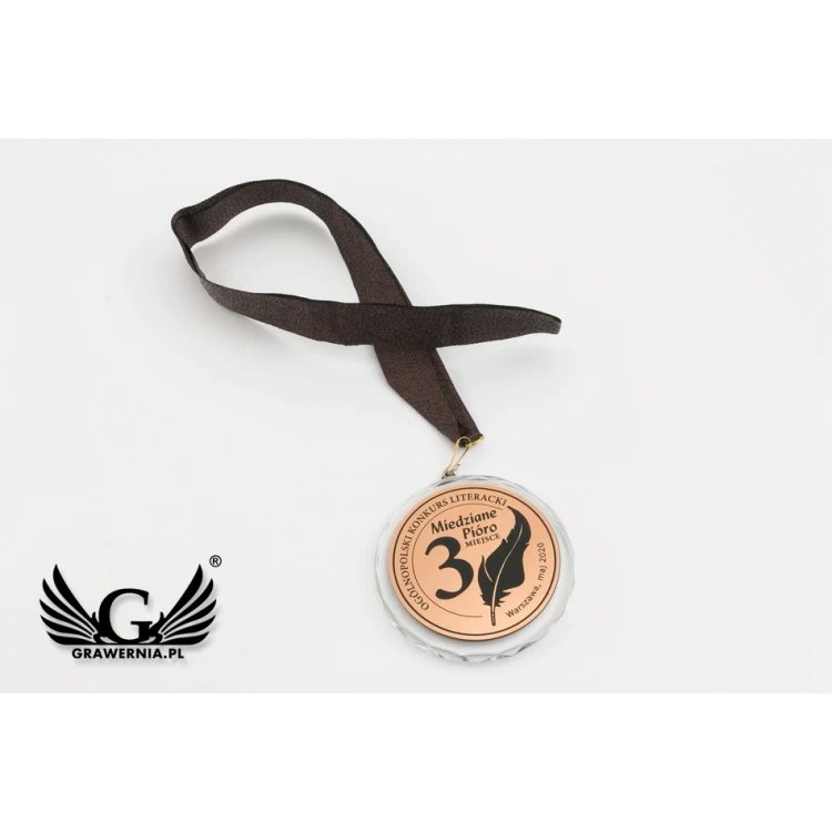 Elite Glass Medals - Gold, Silver, Bronze + Case