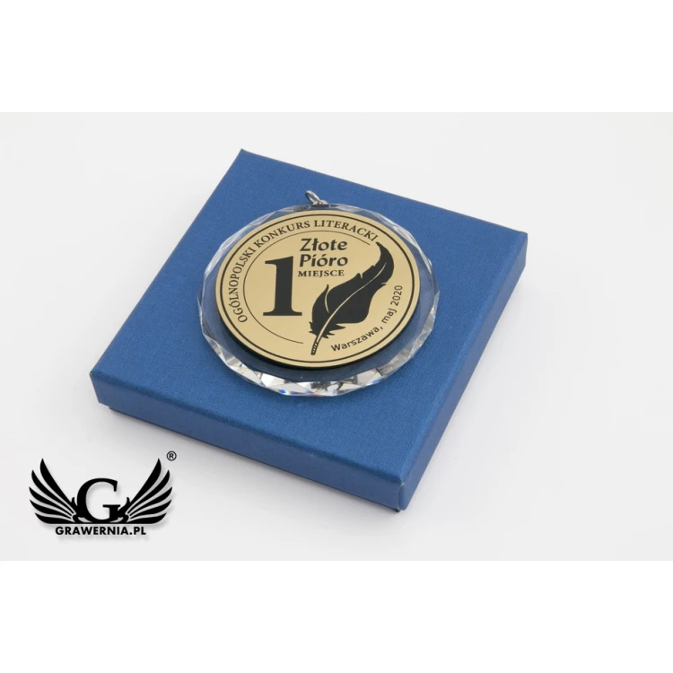 Elite Glass Medals - Gold, Silver, Bronze + Case