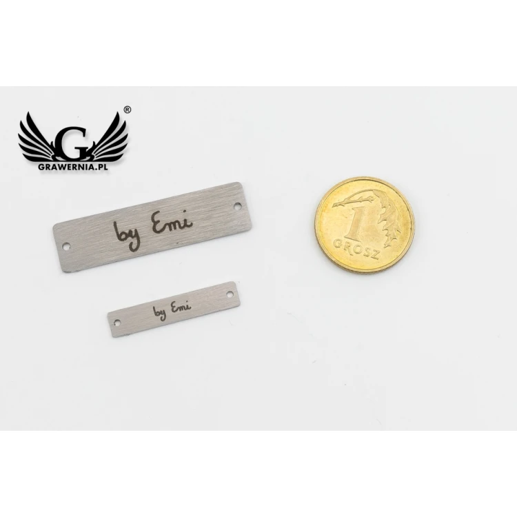 Laser Engraved Steel Clothing Tags - ME13