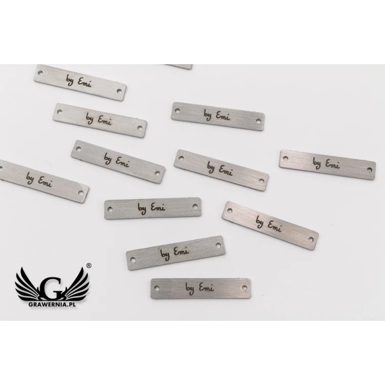 Laser Engraved Steel Clothing Tags - ME13
