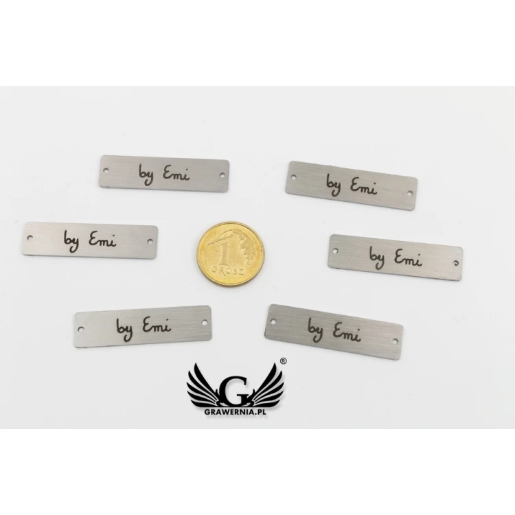 Laser Engraved Steel Clothing Tags - ME13