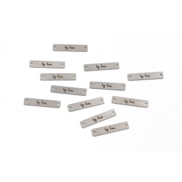 Laser Engraved Steel Clothing Tags - ME13