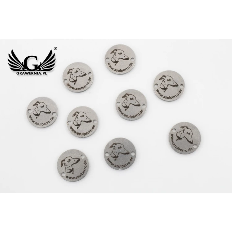 Steel Clothing Tags - Dimensions: 13x13mm - ME14