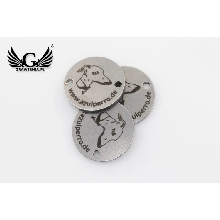 Steel Clothing Tags - Dimensions: 13x13mm - ME14