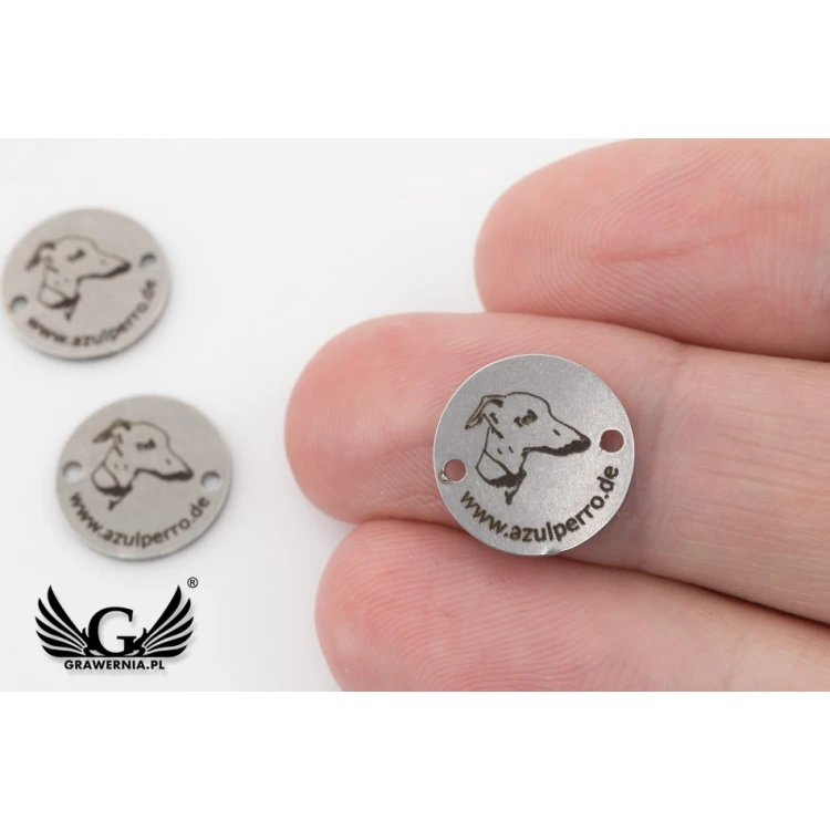 Steel Clothing Tags - Dimensions: 13x13mm - ME14