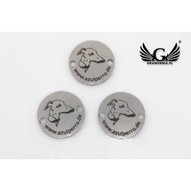 Steel Clothing Tags - Dimensions: 13x13mm - ME14