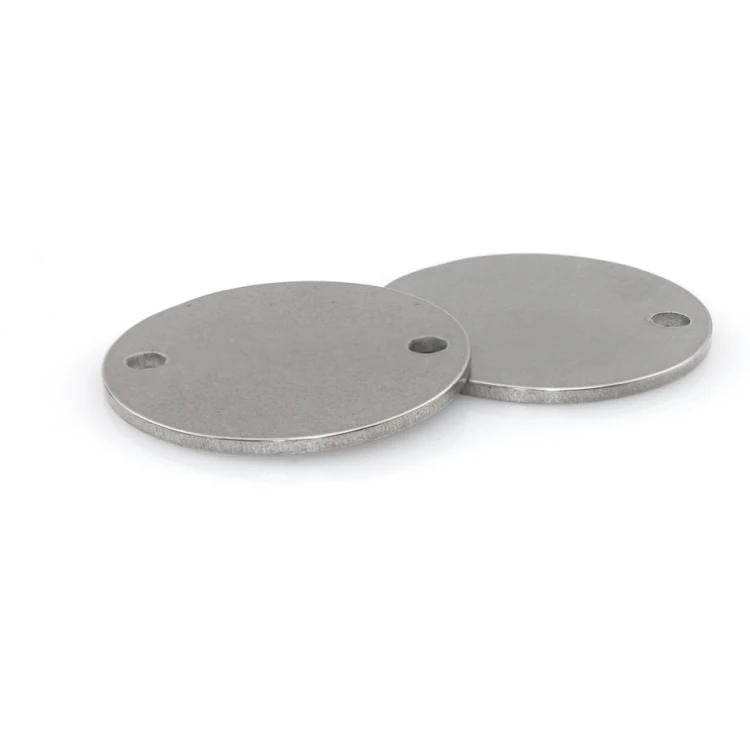 Steel Clothing Tags - Dimensions: 20x20mm - ME16