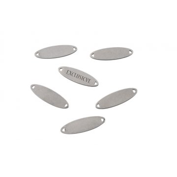 Steel Clothing Tags - Dimensions: 30x9mm - ME17