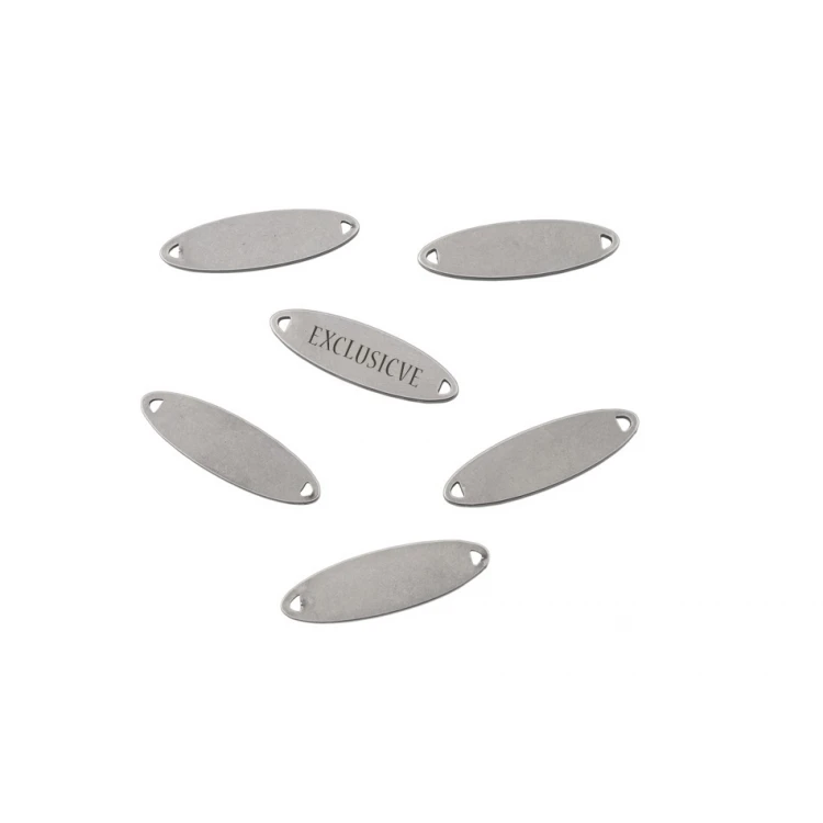 Steel Clothing Tags - Dimensions: 30x9mm - ME17