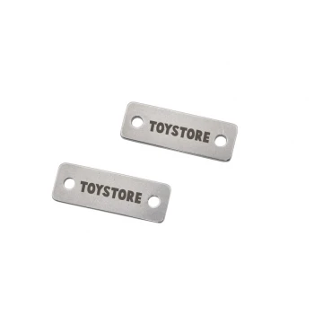 Steel Clothing Tags - Dimensions: 20x7mm - ME18