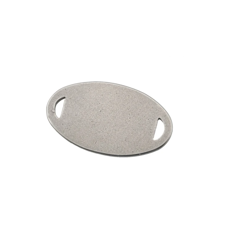 Steel Clothing Tags - dimensions: 20x11mm - ME19