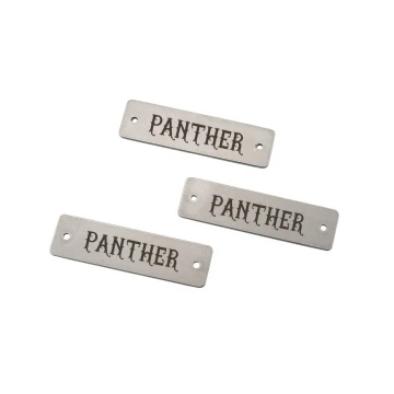 Steel Clothing Tags - dimensions: 40x11mm - ME21
