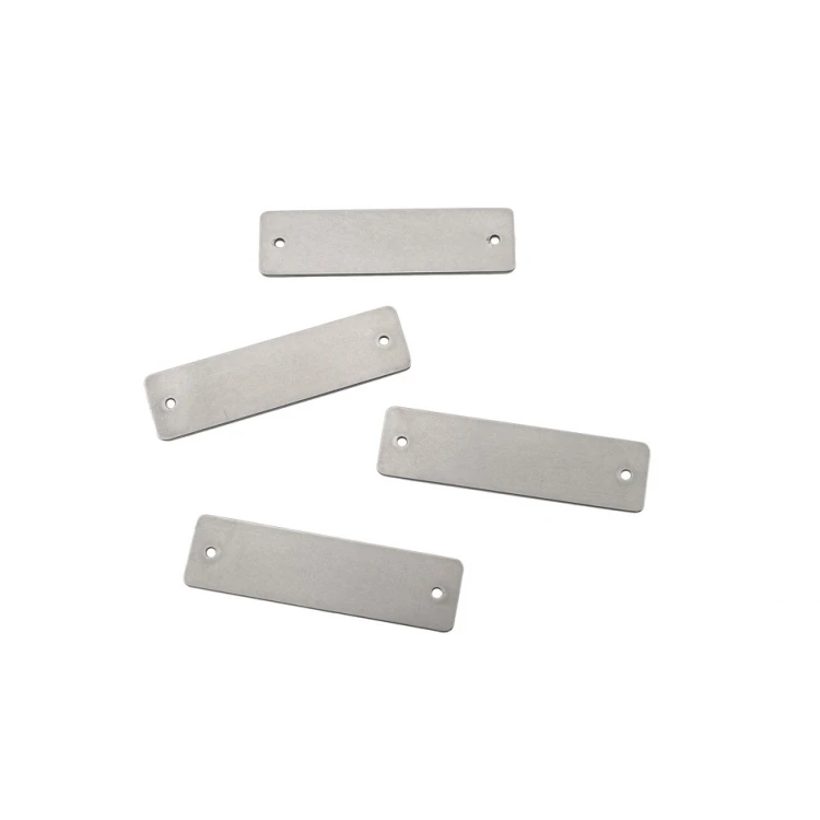 Steel Clothing Tags - dimensions: 40x11mm - ME21