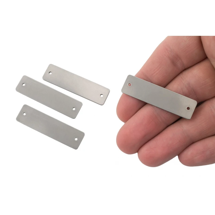 Steel Clothing Tags - dimensions: 40x11mm - ME21