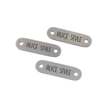 Steel Clothing Tags - dimensions: 25x7mm - ME22