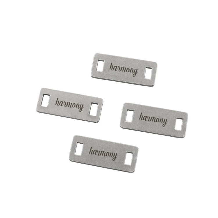 Steel Clothing Tags - dimensions: 20x8mm - ME24