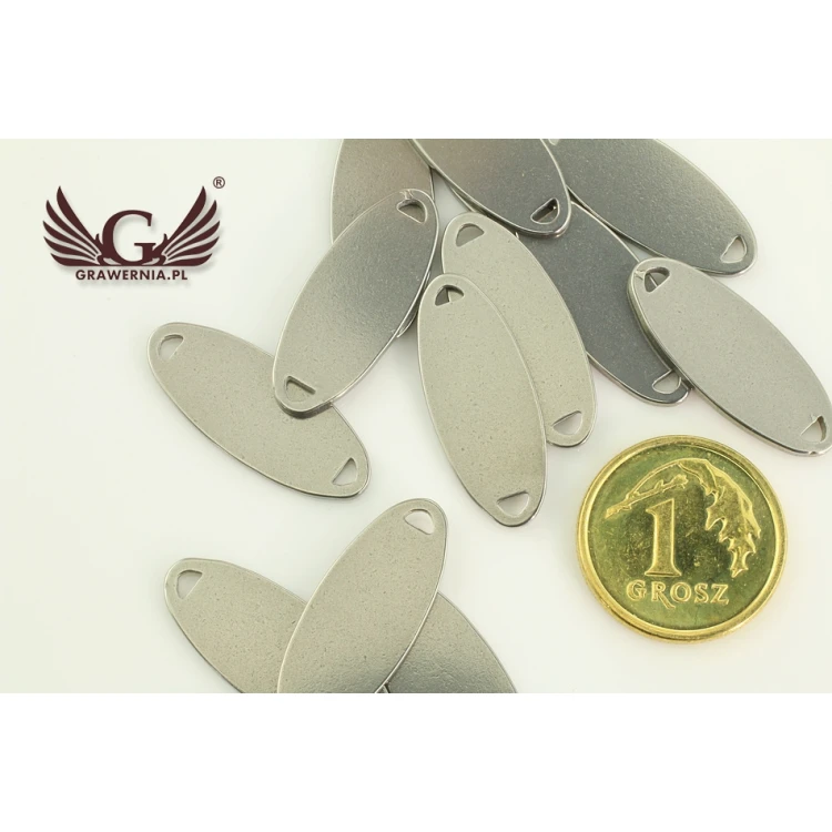 Steel Clothing Tags - Dimensions: 20x8mm - ME5