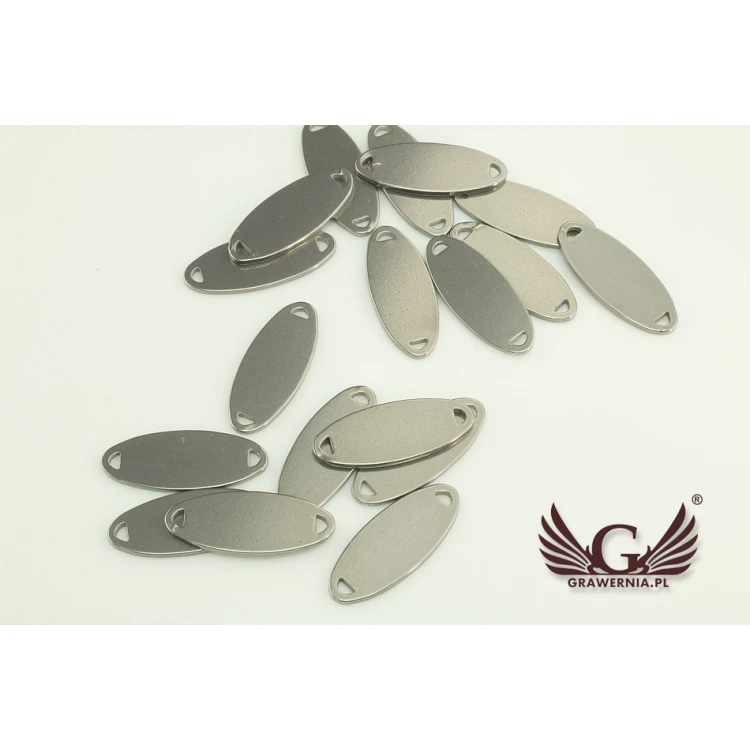 Steel Clothing Tags - Dimensions: 20x8mm - ME5