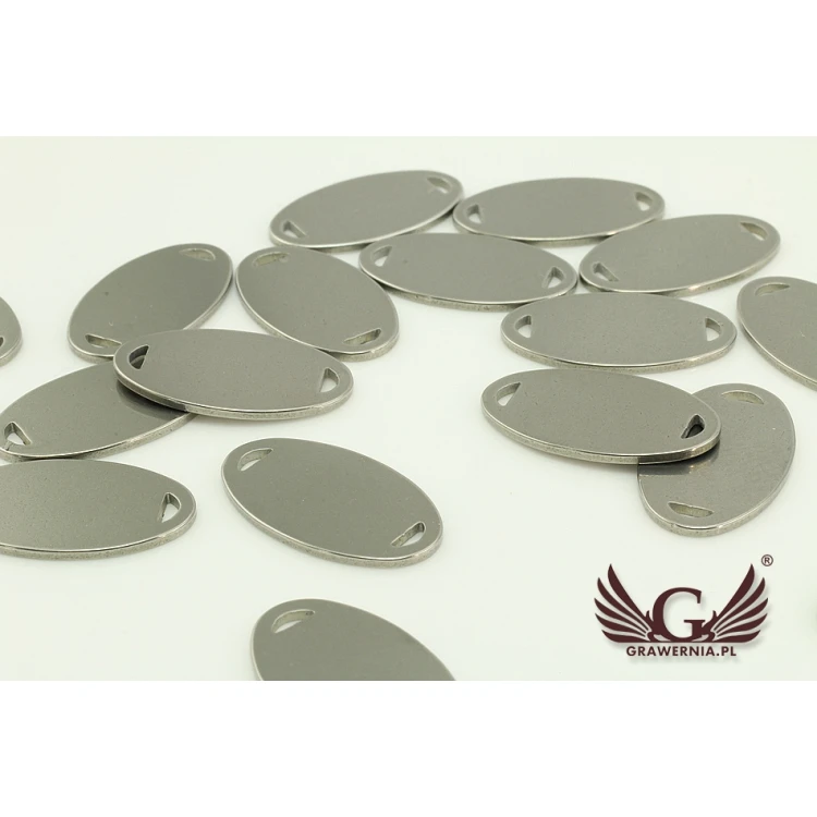Steel Clothing Tags - Dimensions: 20x11mm - ME7