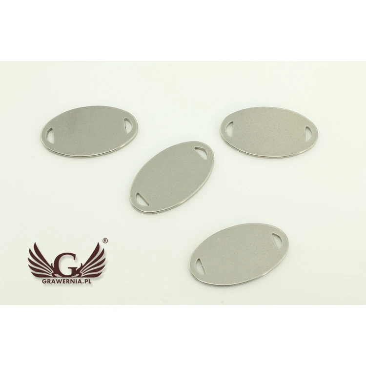 Steel Clothing Tags - Dimensions: 20x11mm - ME7