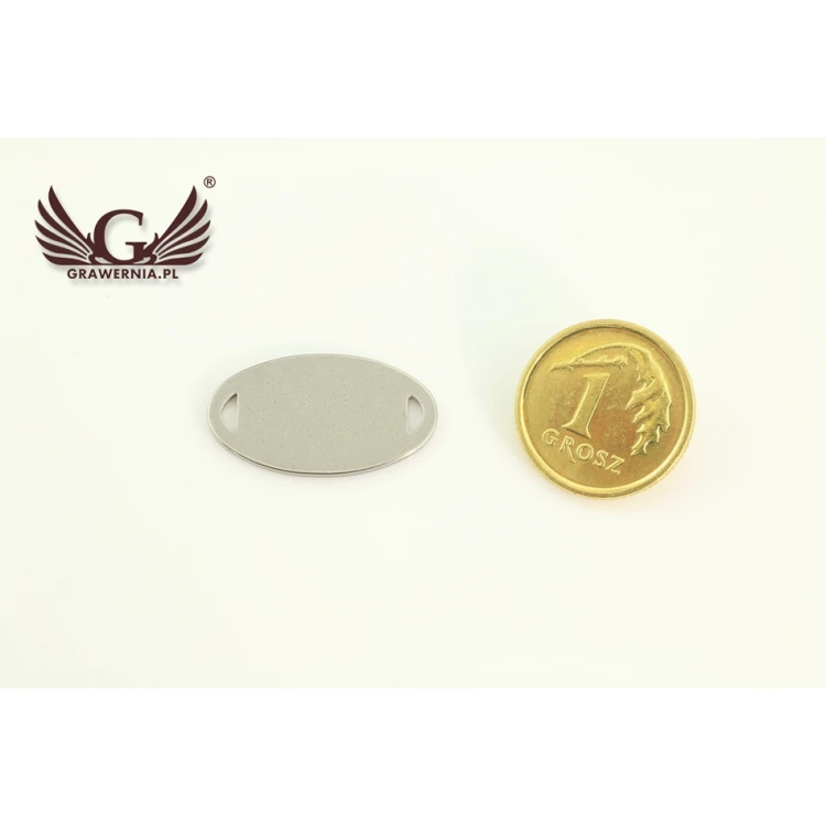 Steel Clothing Tags - Dimensions: 20x11mm - ME7