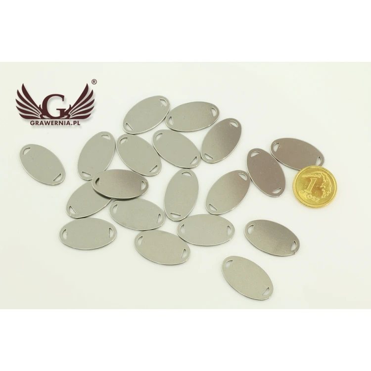Steel Clothing Tags - Dimensions: 20x11mm - ME7