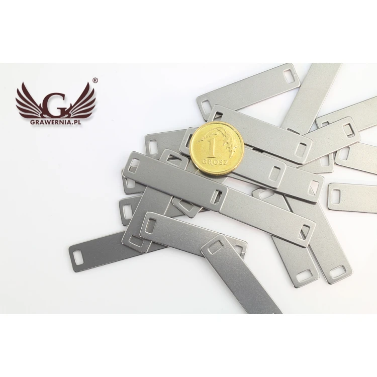 Steel Clothing Tags - Dimensions: 30x8mm - ME10