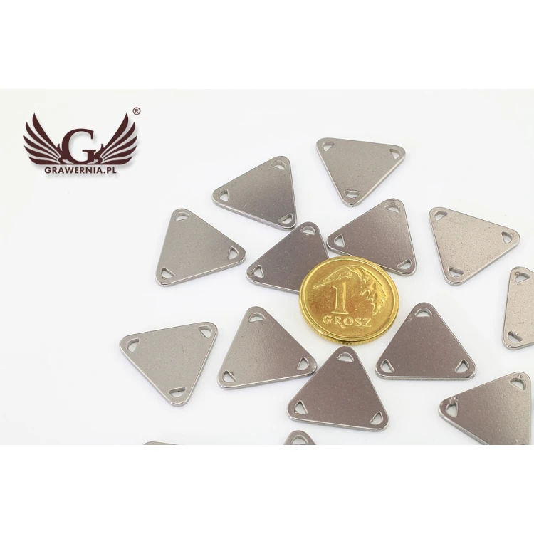 Steel Clothing Tags - dimensions: 13.5x13.5mm - ME12