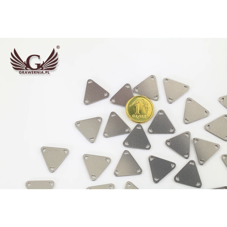 Steel Clothing Tags - dimensions: 13.5x13.5mm - ME12