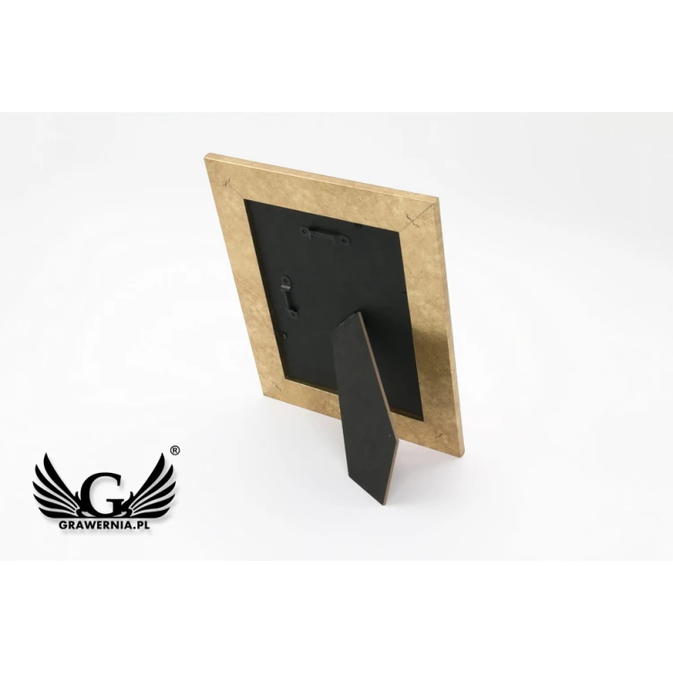 Mini diploma in a gold frame - horizontal or vertical - DWR8