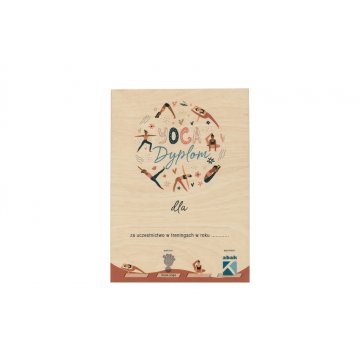 Mini Wooden Diploma for Self-Completion - Size: 150x210mm - DRE014