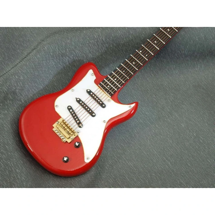 Mini Electric Guitar with Case - Red - Model MGT5