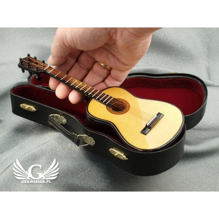 Mini Classical Guitar with Music Box - Light - Model MGT4