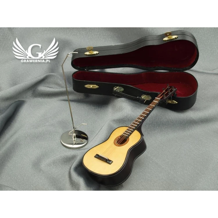 Mini Classical Guitar with Music Box - Light - Model MGT4