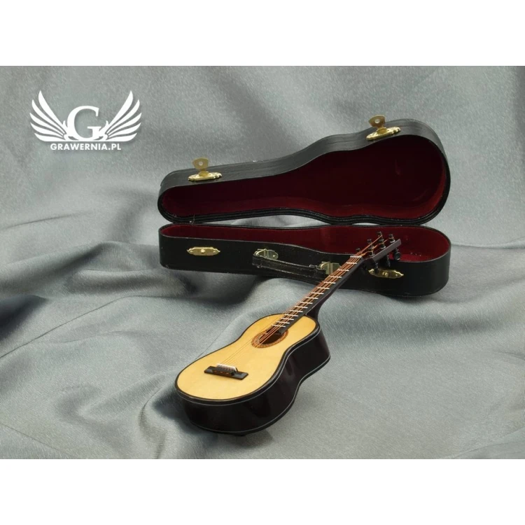 Mini Classical Guitar with Music Box - Light - Model MGT4