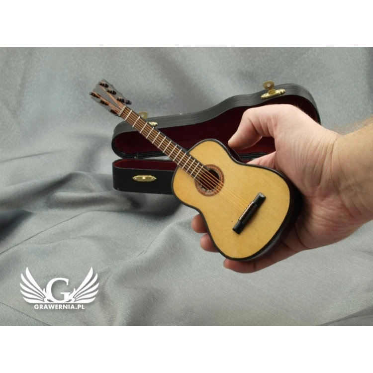 Mini Classical Guitar with Music Box - Light - Model MGT4