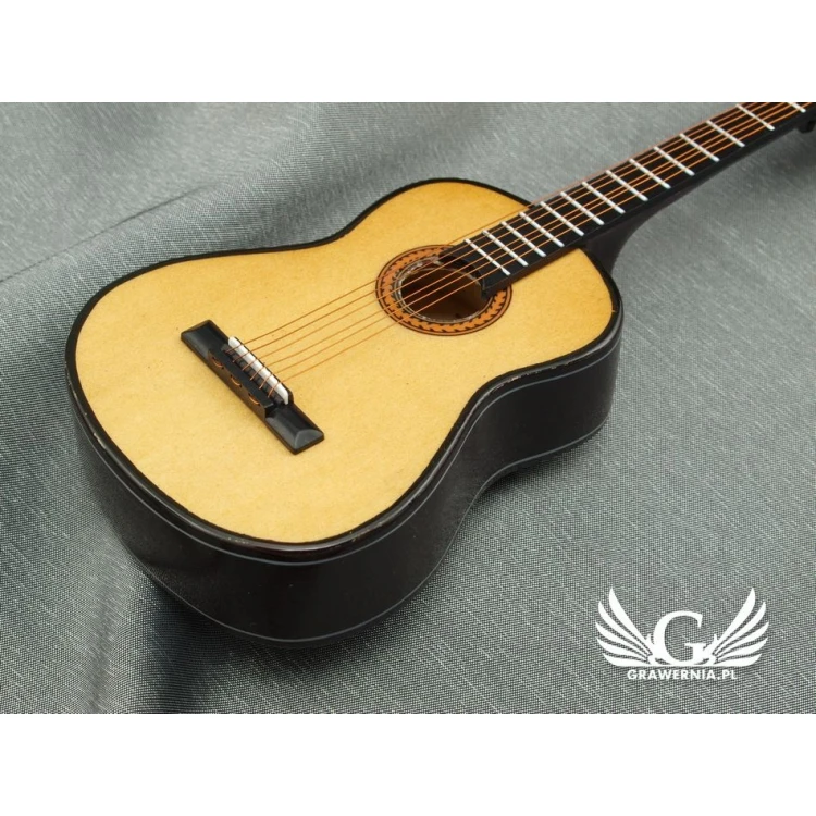 Mini Classical Guitar with Music Box - Light - Model MGT4