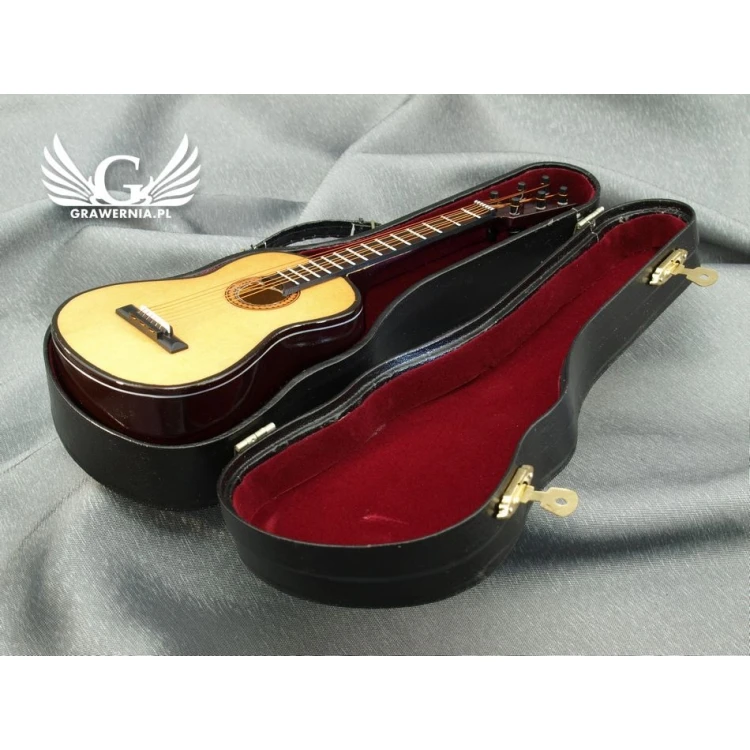 Mini Classical Guitar with Music Box - Light - Model MGT4