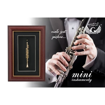 Mini Clarinet in Frame - Model MKL001