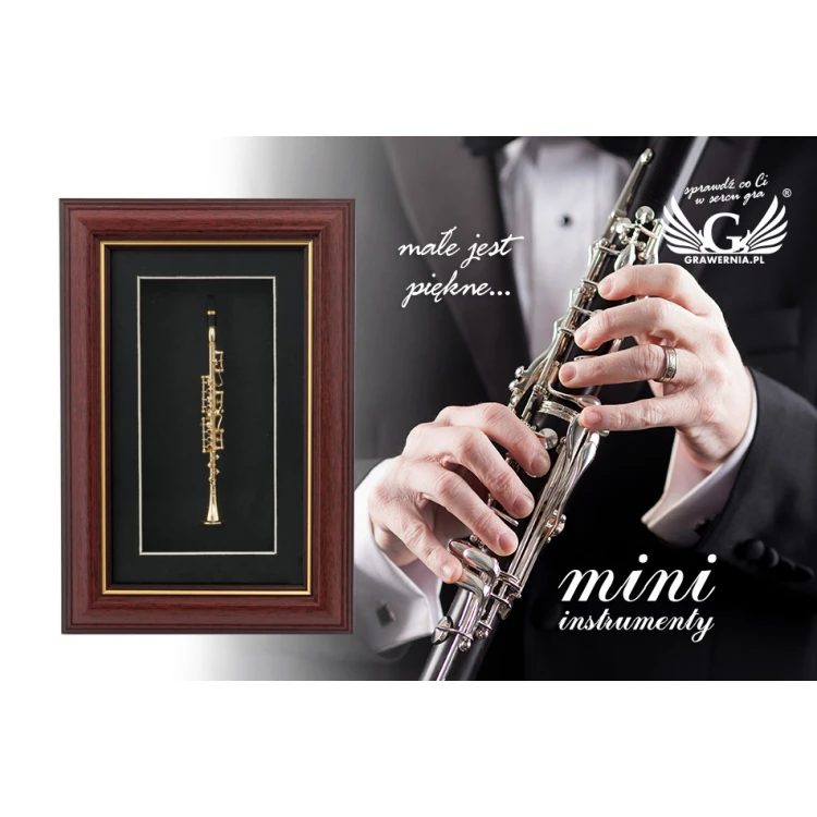 Mini Clarinet in Frame - Model MKL001
