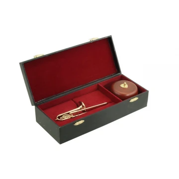 Mini trombone with music box and case - model MPU1