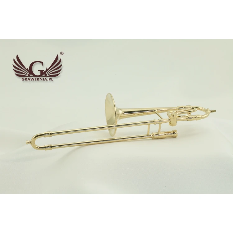 Mini trombone with music box and case - model MPU1
