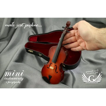 Mini Violin with Music Box - Model MSK1