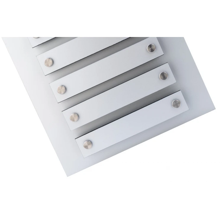 Mini Information Board Laser Engraved on Spacers - Dimensions: 230x270mm - TAB419