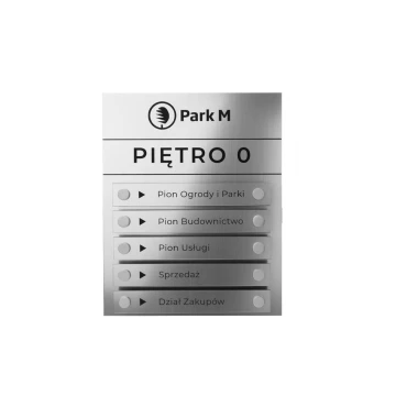 Laser Engraved Signboard on Spacers - Size: 200x250mm - TAB256