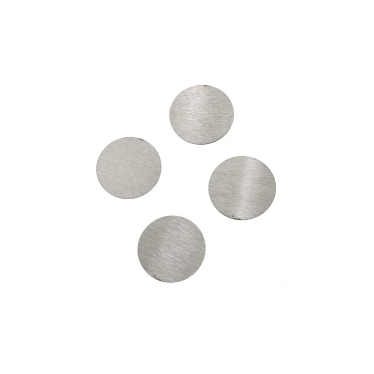 Brushed Steel Plates with Your Engraving - size 20x20x1mm - TAB121