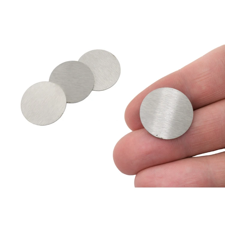 Brushed Steel Plates with Your Engraving - size 20x20x1mm - TAB121