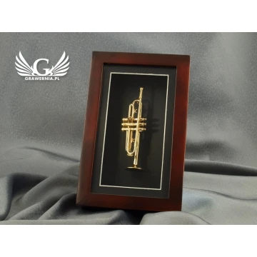 Mini trumpet in frame - model MTR1