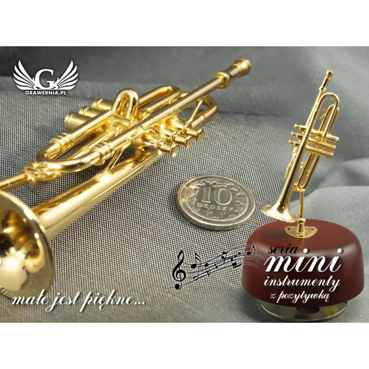 Mini Trumpet with Music Box - Model MTR2