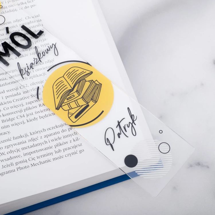 Bookworm - bookmark with name - ZAK008
